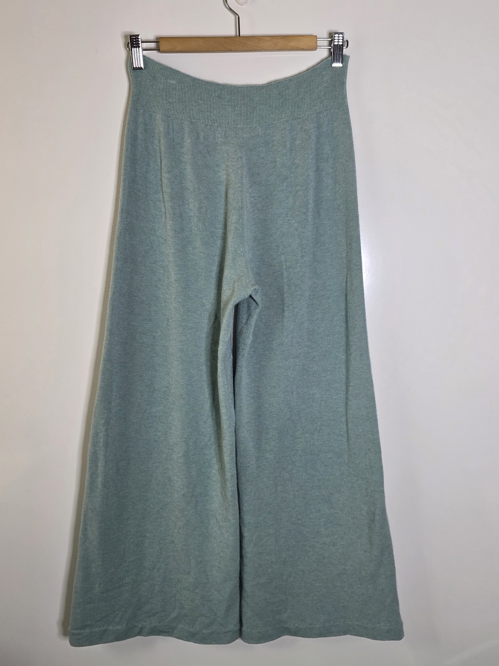 Jaki London Kaia Light Aqua Sweater pants Soft fine knit pull on sweater pants - Picture 8 of 10
